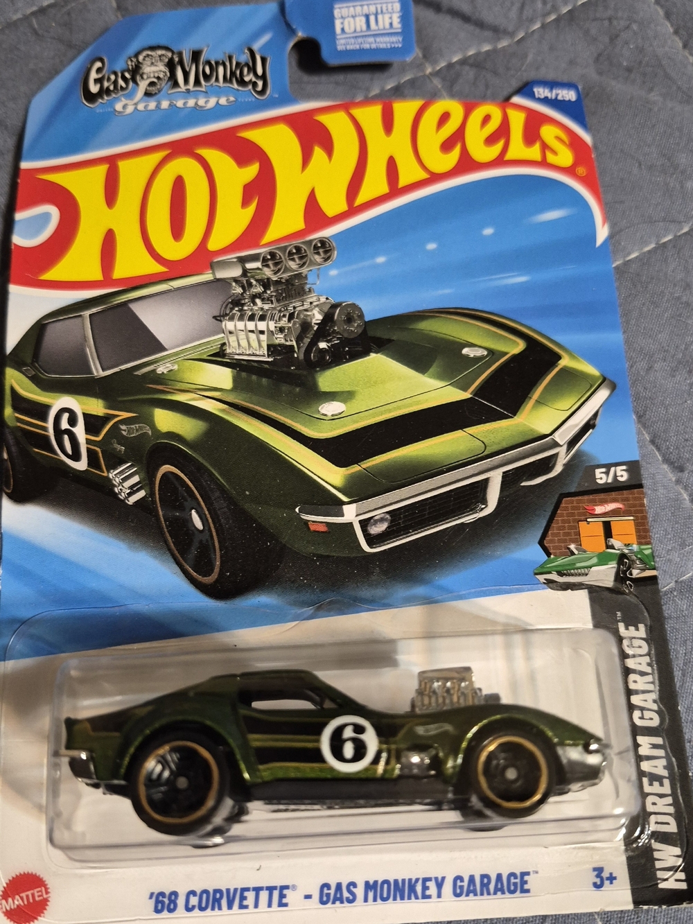 Hot Wheels '68 Corvette - Gas Monkey Garage (Green)